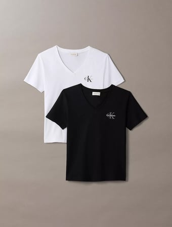 CALVIN KLEIN Kadın Marka Logolu Günlük Kullanıma Uygun SİYAH T-Shirt LV047C906G UB1