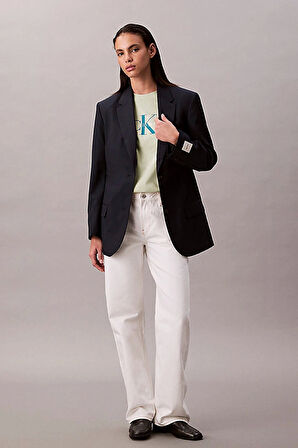 CK Jeans HR SS CLSSC MNLG CNC Kadın  T-shirt LV047B865G-NF1