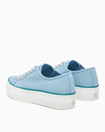Calvin Klein Graz Flatform Logo Etiketli Kadın Pamuk Sneaker | 40