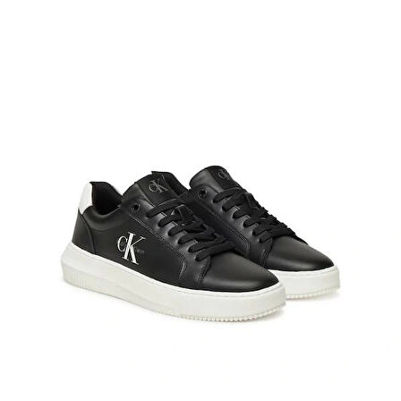 Calvin Klein Jeans CHUNKY CUPSOLE MONO LTH WN Kadın Siyah Sneaker YW0YW01872-0GM