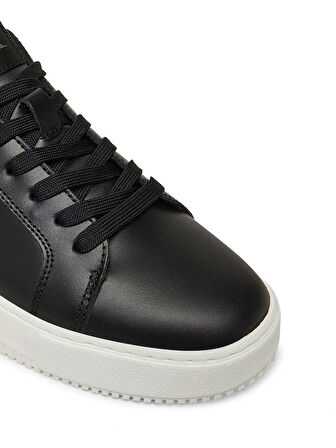 Calvin Klein Jeans CHUNKY CUPSOLE MONO LTH WN Kadın Siyah Sneaker YW0YW01872-0GM