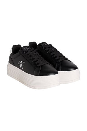 Kadın Bold Flatf Low Lace LTH Sneakers - Siyah | 39
