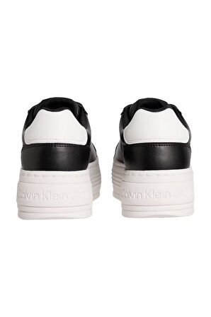 Kadın Bold Flatf Low Lace LTH Sneakers - Siyah | 39