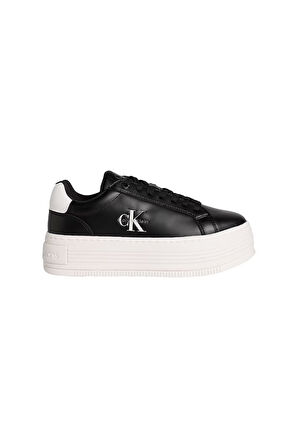 Kadın Bold Flatf Low Lace LTH Sneakers - Siyah | 40