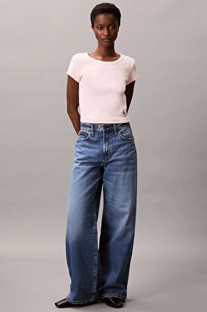 Calvin Klein Jeans D2 Collection Kadın Pembe T-shirt LV047C200G-VI7