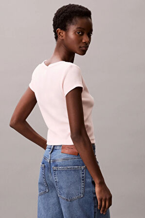 Calvin Klein Jeans D2 Collection Kadın Pembe T-shirt LV047C200G-VI7
