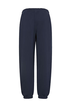 Kadın Monologo Rench Terry Jogger Eşofman Altı - Lacivert | S