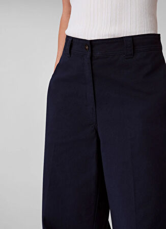 Calvin Klein Yüksek Bel Straight Mavi Kadın Pantolon LV044C645GCJM