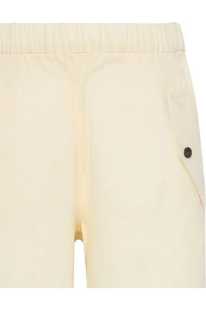 LINEN CARGO PANT Kadın Krem Pantolon