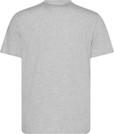 CALVIN KLEIN Erkek Marka Logolu Organik Pamuklu Günlük Kullanıma Uygun Gri T-Shirt LV04RC843G P79