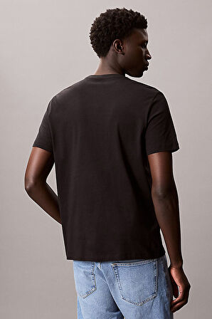 Erkek 30s Outline Kısa Kollu Logo Baskılı T-Shirt - Siyah | XS