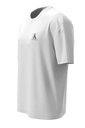 Erkek SS 30s Pamuklu Bisiklet Yaka Regular Fit T-Shirt - Beyaz  | XS