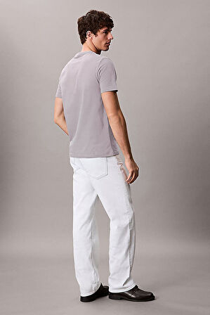 Erkek Kontur Grafik Baskılı T-Shirt - Gri | L