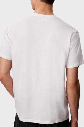 Calvin Klein Pamuklu Regular Fit Logolu Bisiklet Yaka T Shirt LV04RC272GYAF Erkek T SHİRT LV04RC272G YAF BEYAZ