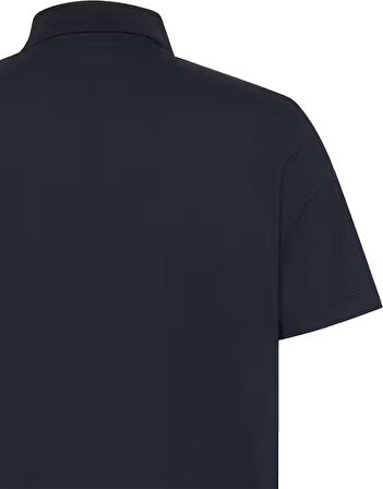 CALVIN KLEIN Erkek Marka Logolu Pamuklu Polo Yakalı Kısa  Kollu Günlük Kullanıma Uygun Şık Görünümlü Lacivert Polo Yaka T-shirt LV04LB220G CEF