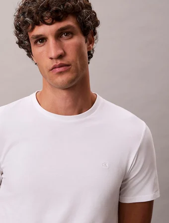 Calvin Klein LV04LC240GYAF Ss Slim Stretch Cotton Erkek Tişört