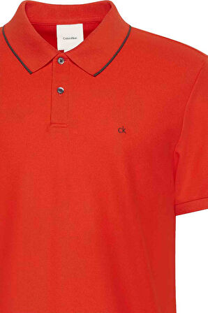 Erkek Regular Fit Kısa Kollu Polo Yaka T-Shirt - Kırmızı  | XS