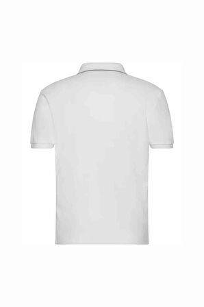 Erkek Regular Fit Kısa Kollu Polo Yaka T-Shirt - Beyaz  | M