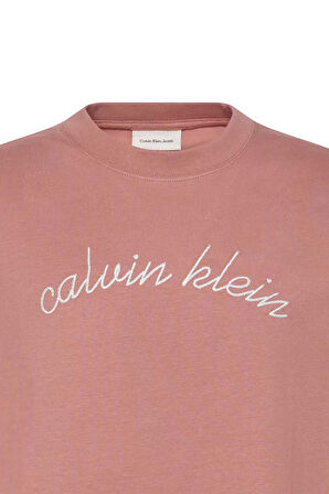 Erkek SS Center Chain Stitch 16S RLXD T-Shirt – Rose | M