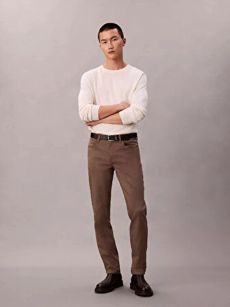 Calvin Klein Stretch 5Pkt Pant Erkek Gri Pantolon LV040VM614-PDK