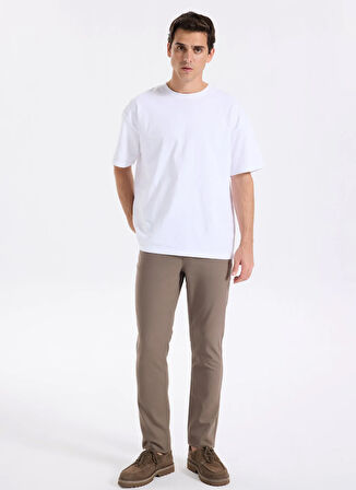 Calvin Klein Normal Bel Normal Paça Normal Gri Erkek Pantolon LV040VM614PDK_SLIM STRETCH 5PKT PAN