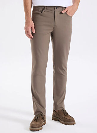 Calvin Klein Normal Bel Normal Paça Normal Gri Erkek Pantolon LV040VM614PDK_SLIM STRETCH 5PKT PAN