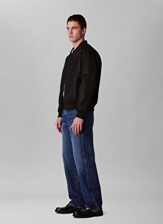 Calvin Klein Jeans Siyah Erkek Mont LV04RC526GUB1 LS JEANS HERO BOMBER