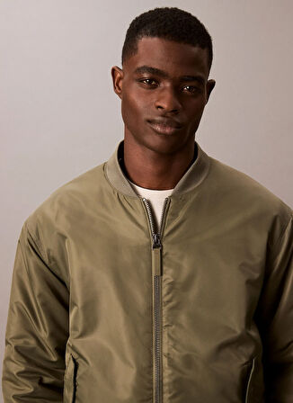 Calvin Klein Jeans Yeşil Erkek Mont LV04RC526GLDY LS JEANS HERO BOMBER