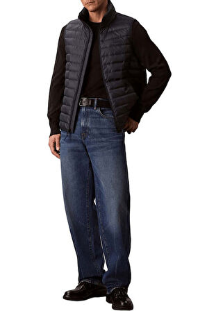 Erkek Regular Fit Kapitone Şişme Yelek - Lacivert | XS