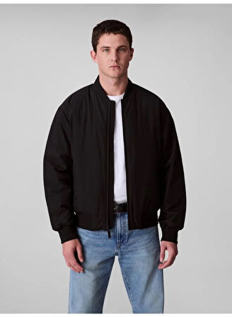 CALVIN KLEIN Erkek Yuvarlak Yaka Regular Fit Kalıp Çift Cep Siyah Mont LV04LC513G UB1