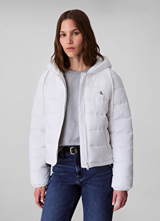 Calvin Klein Jeans Standart Beyaz Kadın Ceket LV047C521GHW6
