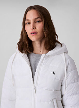 Calvin Klein Jeans Standart Beyaz Kadın Ceket LV047C521GHW6