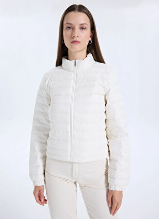 Calvin Klein Standart Beyaz Kadın Ceket LV044C513GYAS