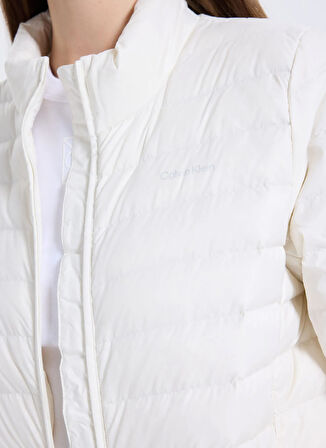 Calvin Klein Standart Beyaz Kadın Ceket LV044C513GYAS