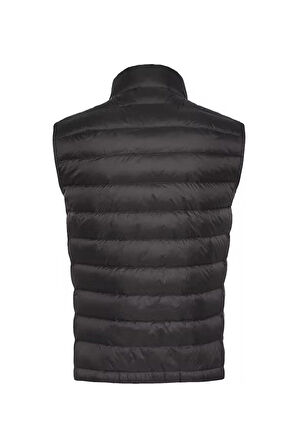 Kadın Regular Fit Dik Yaka Hafif Şişme Yelek - Siyah | XS