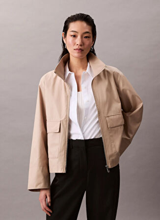 Calvin Klein Standart Kahve Kadın Ceket LV044C528GPF0