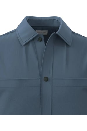 LS RIPSTOP RELAXED SHIRT Mavi Erkek Tişört