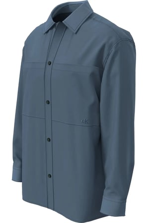 LS RIPSTOP RELAXED SHIRT Mavi Erkek Tişört