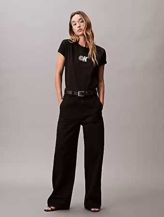 CALVIN KLEIN Kadın  Siyah T-Shirt LV047C839G UB1