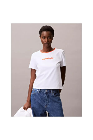 Calvin Klein Kadın Tişört-LV047C821G