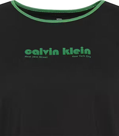 CALVIN KLEIN Kadın  Siyah T-Shirt LV047C821G UB1