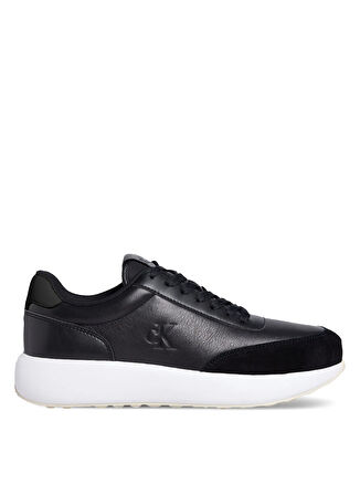 Calvin Klein Siyah Erkek Sneaker ATHLEISURE RUNNER LACEUP LTH MIX