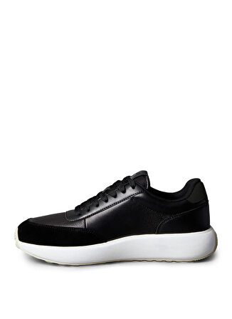 Calvin Klein Siyah Erkek Sneaker ATHLEISURE RUNNER LACEUP LTH MIX