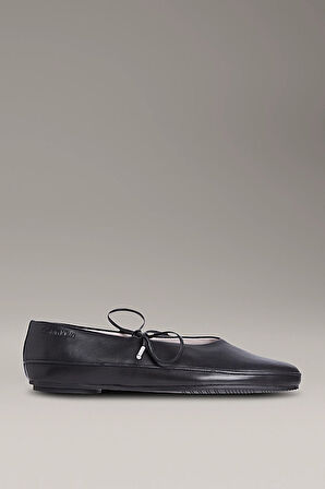 Kadın Bantlı Ballerina Mary Jane Babet - Siyah | 38