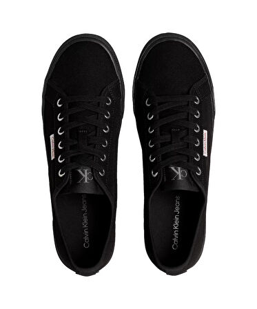 CALVIN KLEIN Erkek Marka Logolu Şık Görünüşlü Deri  Gündelik Kullanıma Uygun BLACK Sneaker YM0YM01301 0GJ
