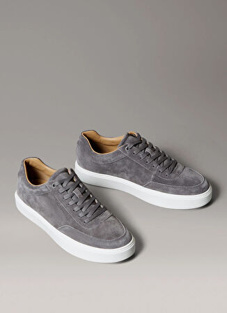 Calvin Klein Antrasit Erkek Günlük Ayakkabı CLEAN CUP LOW LACEUP OXF SU