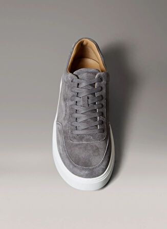 Calvin Klein Antrasit Erkek Günlük Ayakkabı CLEAN CUP LOW LACEUP OXF SU