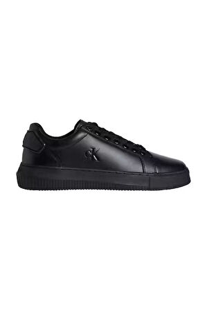 Erkek Kalın Tabanlı Bileksiz Sneaker - Siyah | 44