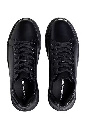 Erkek Kalın Tabanlı Bileksiz Sneaker - Siyah | 44