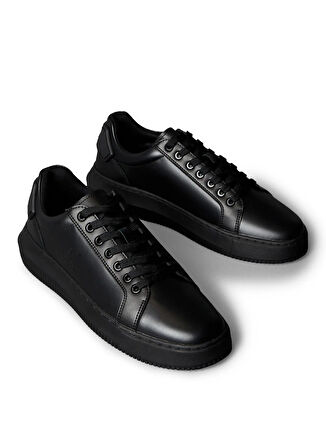 Calvin Klein Siyah Erkek Sneaker CHUNKY CUPSOLE RU PATCH LTH